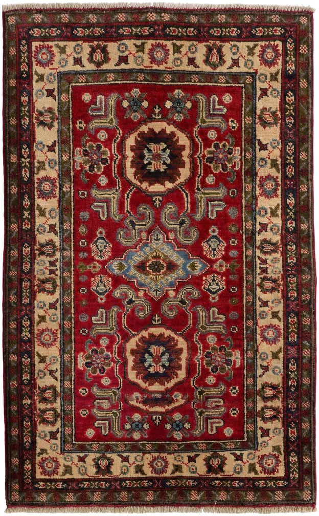 2' 9 x 4' Hand Knotted Kazak Rug