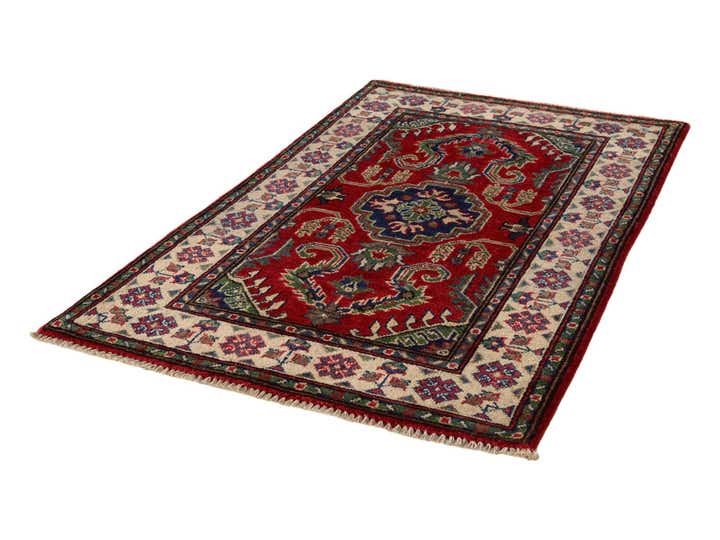 2' 6 x 4' 1 Hand Knotted Kazak Rug