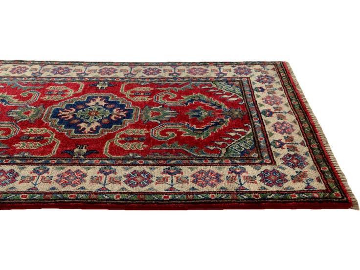 Detail image of 2' 6 x 4' 1 Hand Knotted Kazak Rug