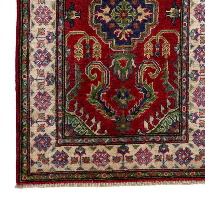 2' 6 x 4' 1 Hand Knotted Kazak Rug
