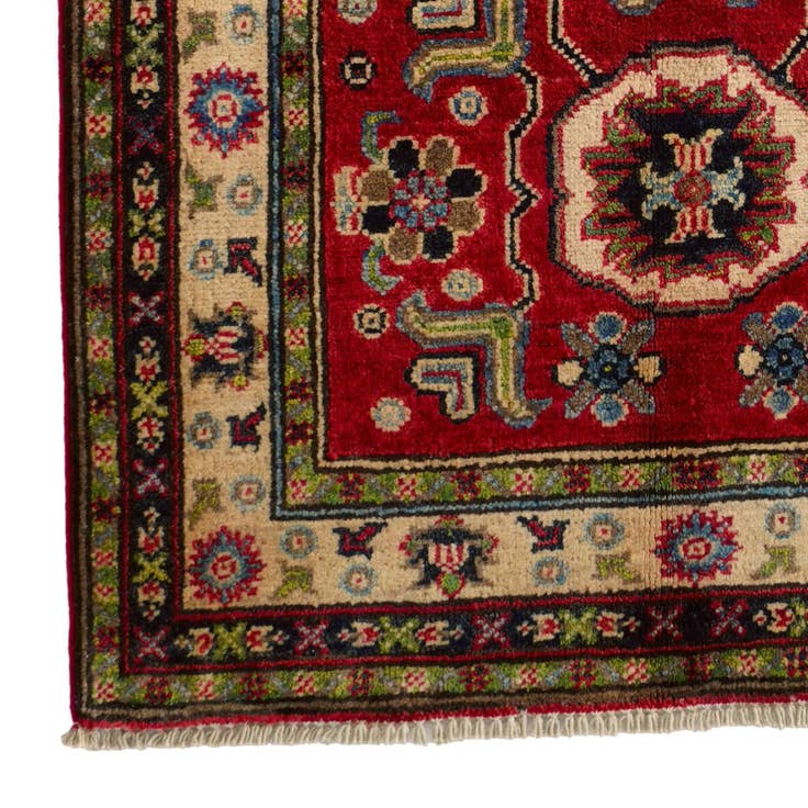 Detail image of 2' 7 x 3' 11 Hand Knotted Kazak Rug