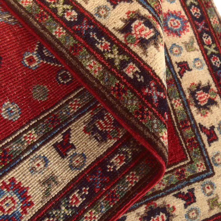 Detail image of 2' 7 x 3' 11 Hand Knotted Kazak Rug