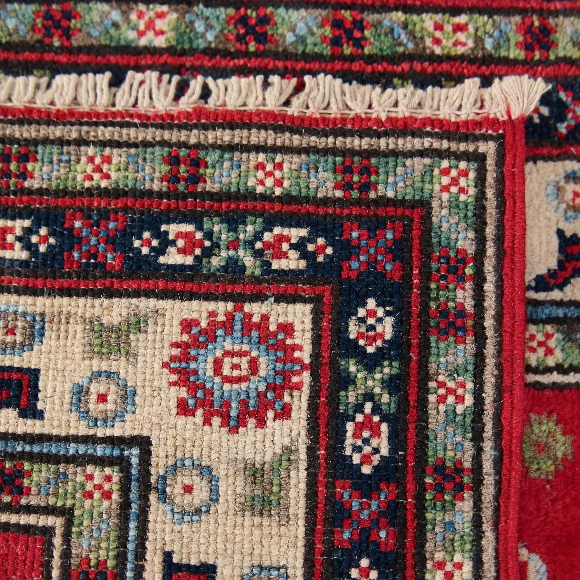 80cm x 120cm Hand Knotted Kazak Rug