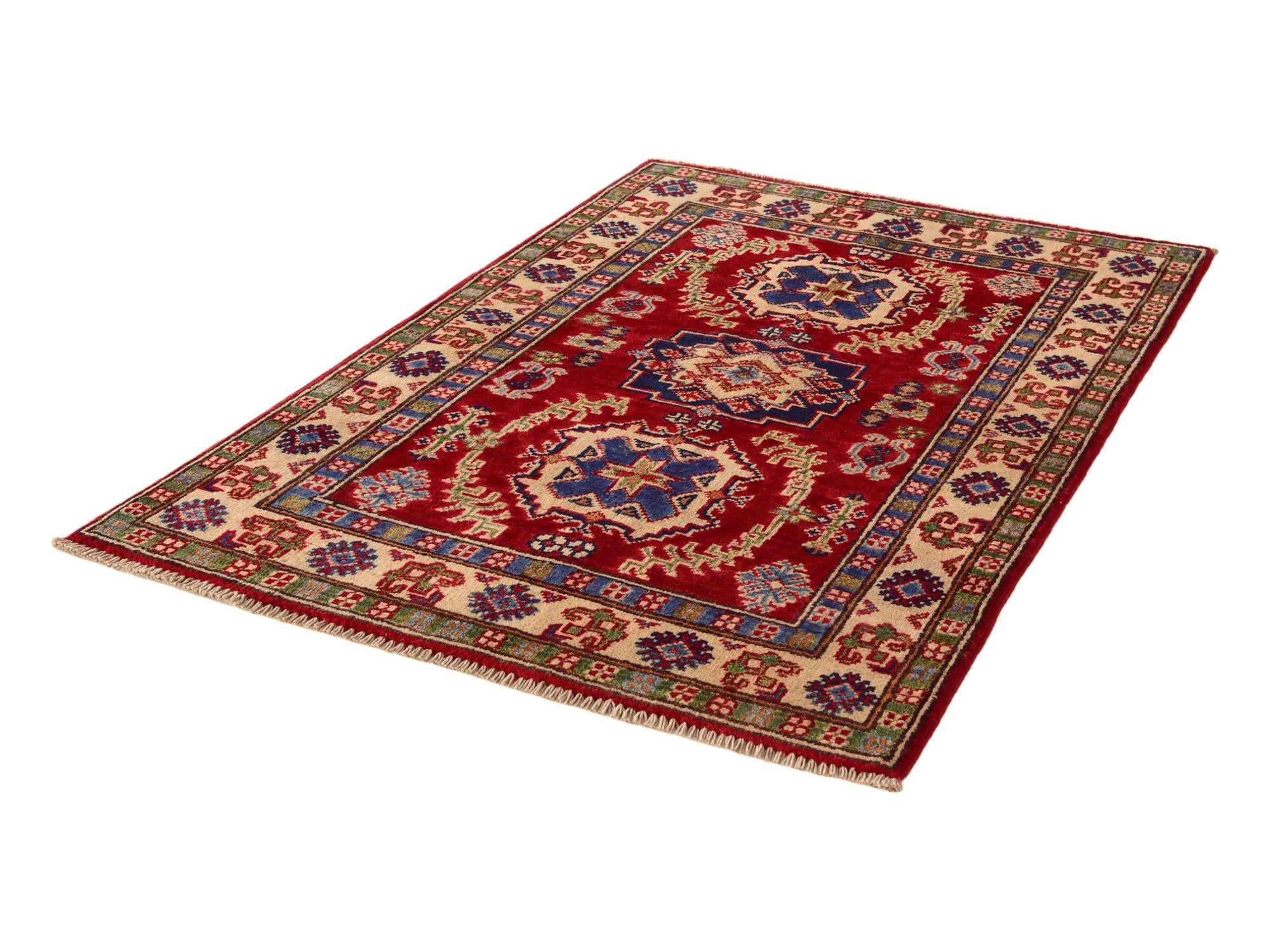 2' 8 x 4' Hand Knotted Kazak Rug