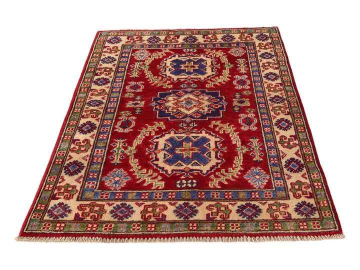 2' 8 x 4' Hand Knotted Kazak Rug