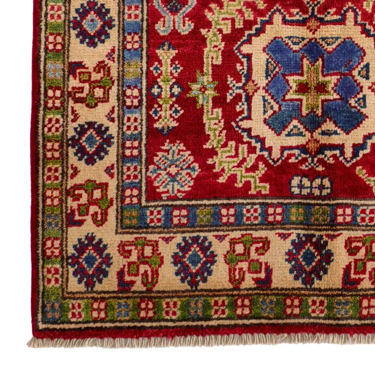 Detail image of 2' 8 x 4' Hand Knotted Kazak Rug