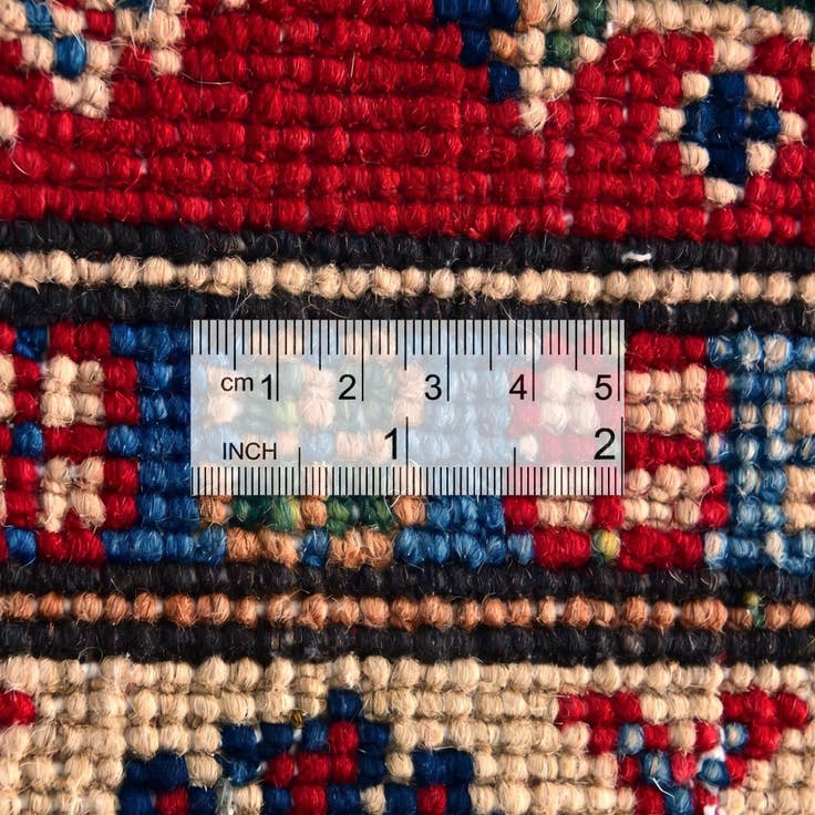 Detail image of 2' 8 x 4' Hand Knotted Kazak Rug