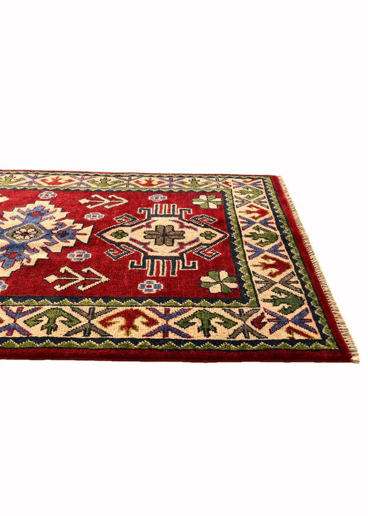 2' 6 x 4' Hand Knotted Kazak Rug