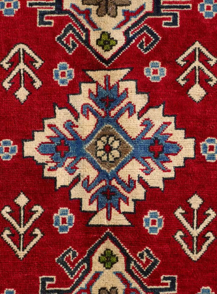 2' 6 x 4' Hand Knotted Kazak Rug