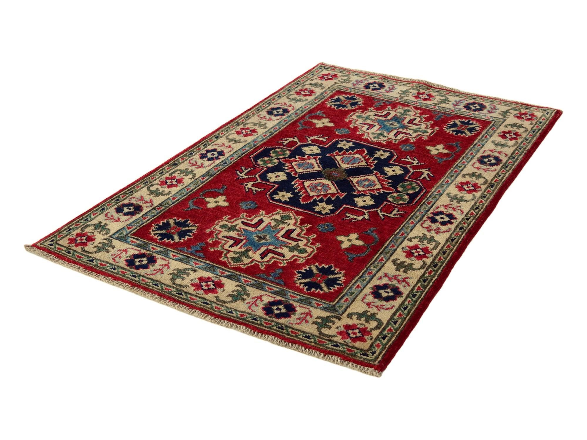 2' 8 x 4' 3 Hand Knotted Kazak Rug