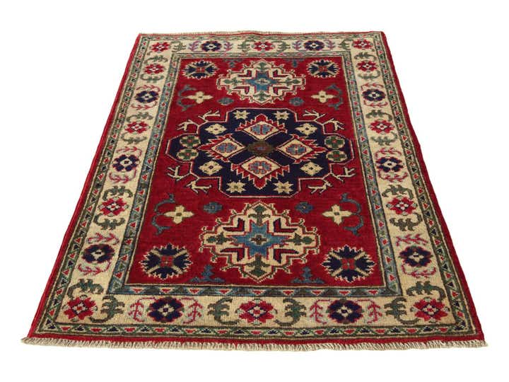 2' 8 x 4' 3 Hand Knotted Kazak Rug