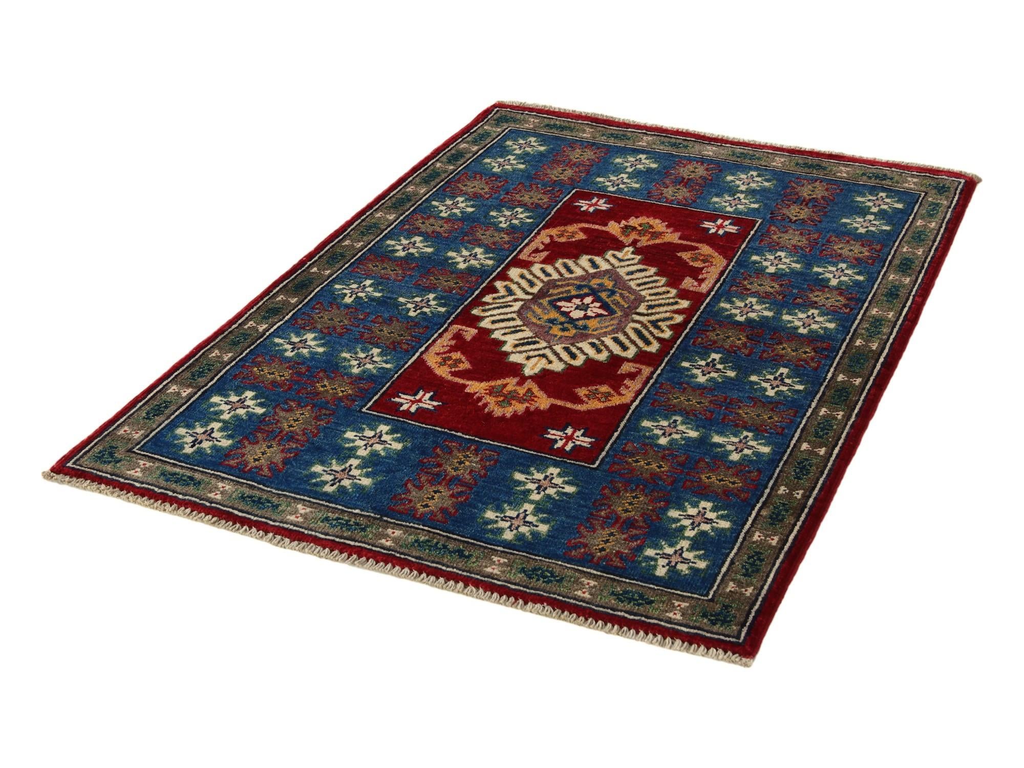 2' 7 x 3' 10 Hand Knotted Kazak Rug