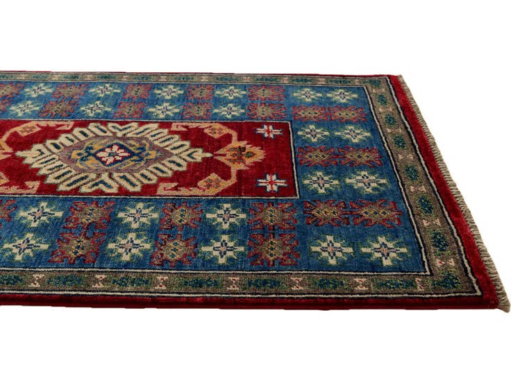 Detail image of 2' 7 x 3' 10 Hand Knotted Kazak Rug