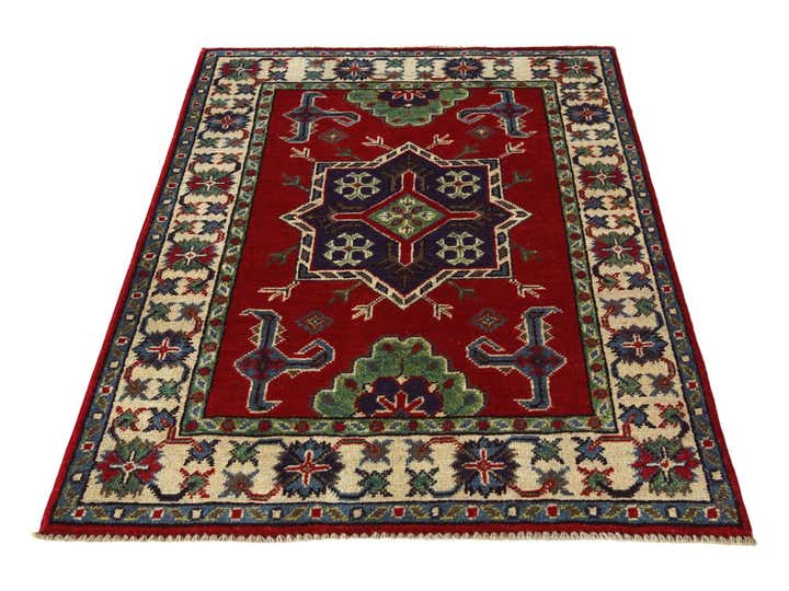 2' 8 x 4' 1 Hand Knotted Kazak Rug