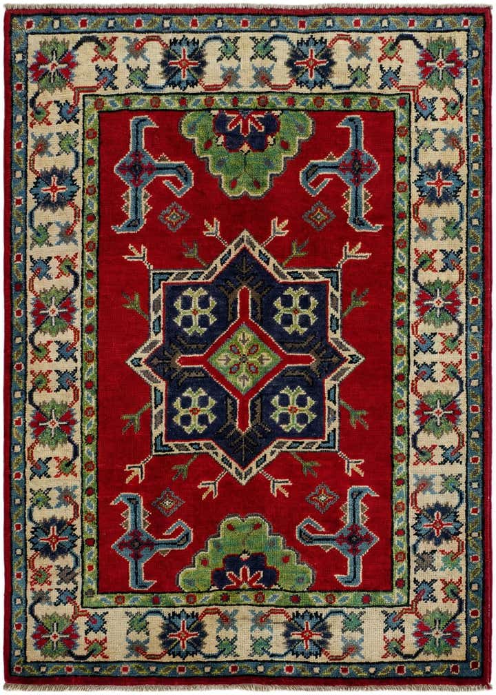 2' 8 x 4' 1 Hand Knotted Kazak Rug
