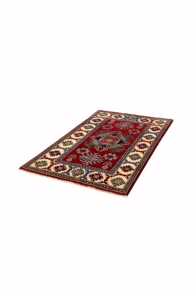 Detail image of 2' 6 x 4' 2 Hand Knotted Kazak Rug