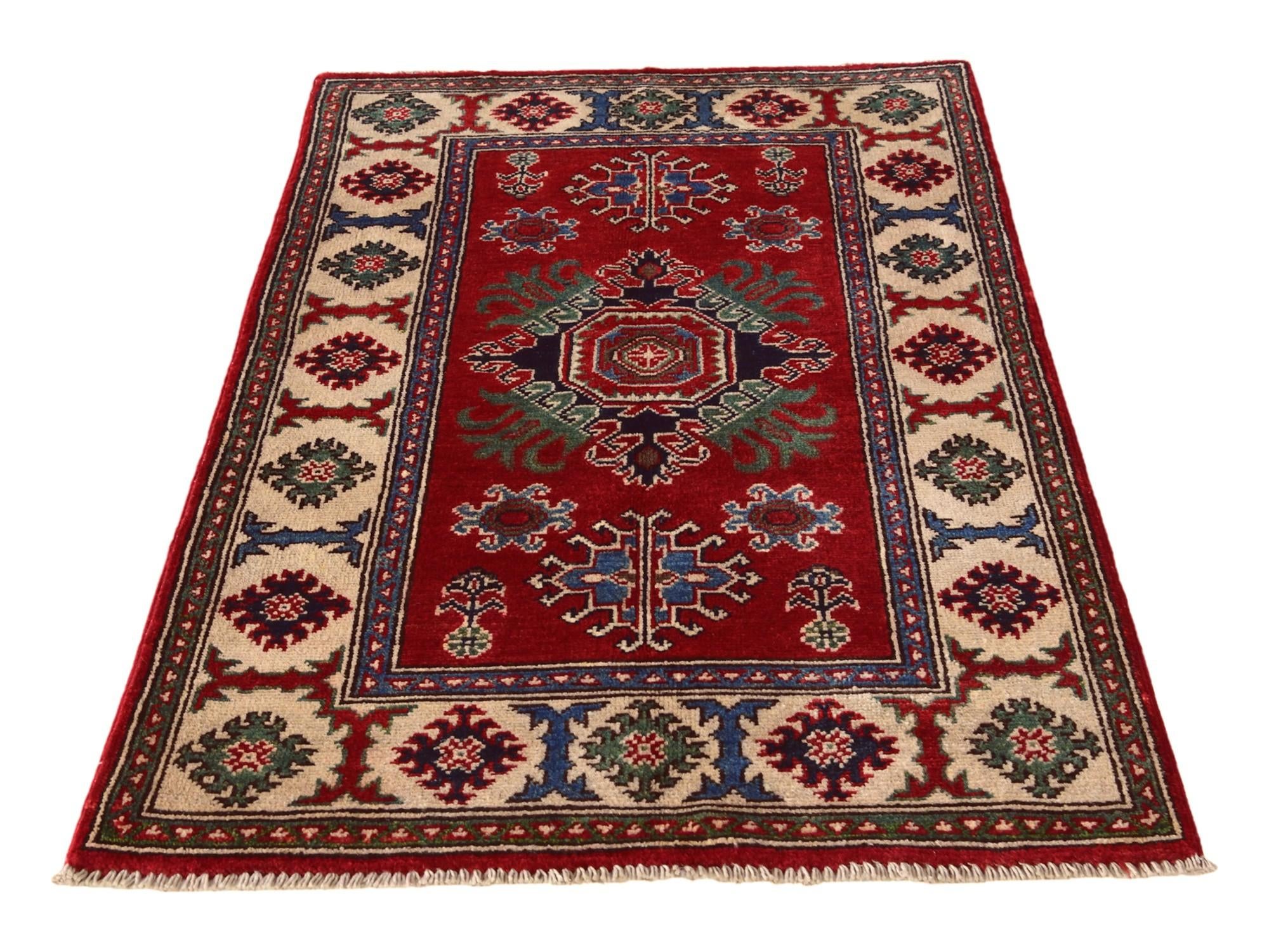 2' 6 x 4' 2 Hand Knotted Kazak Rug