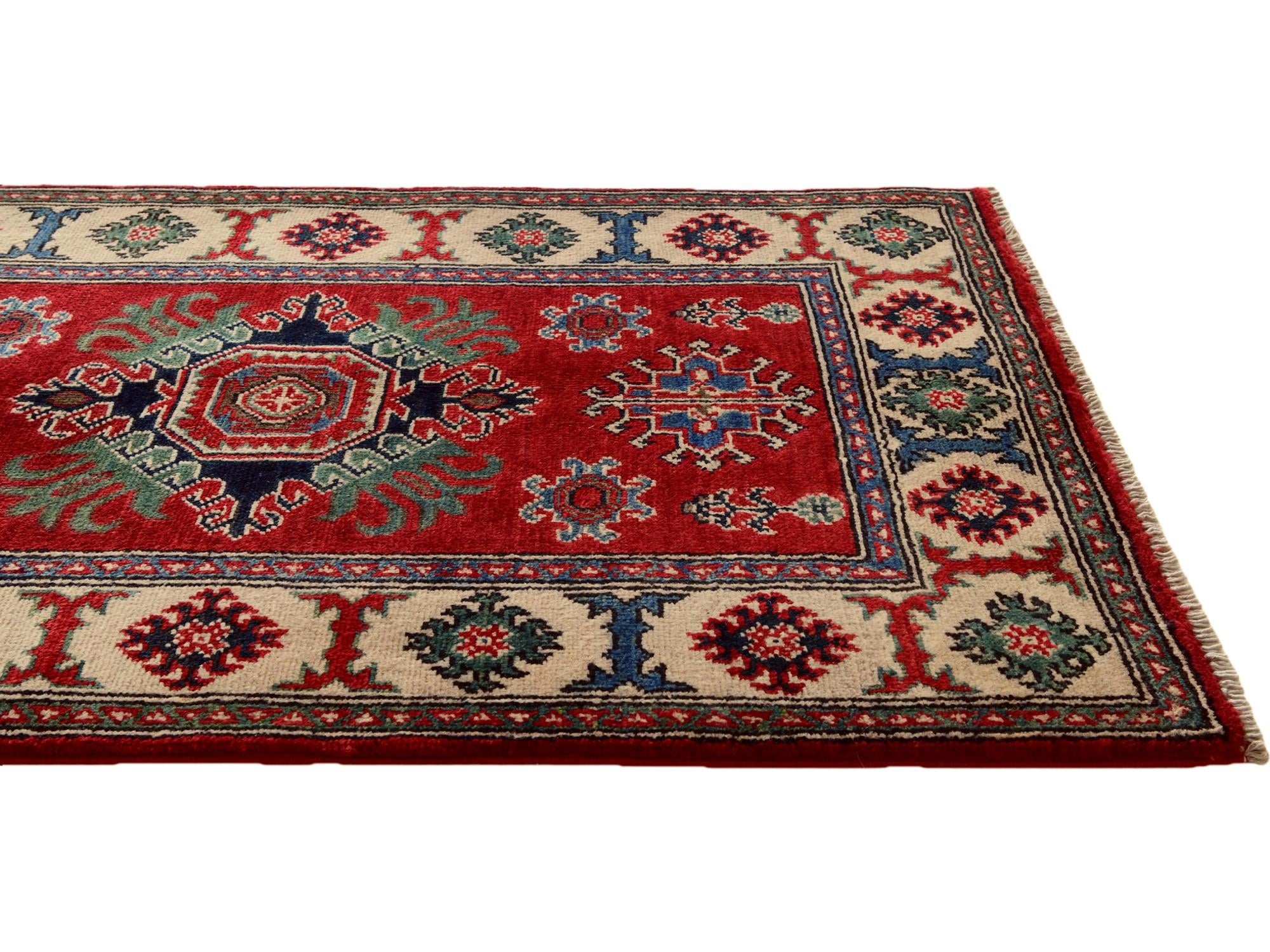 2' 6 x 4' 2 Hand Knotted Kazak Rug