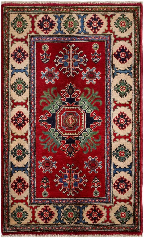 2' 6 x 4' 2 Hand Knotted Kazak Rug