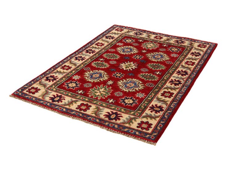 Detail image of 2' 10 x 4' 2 Hand Knotted Kazak Rug