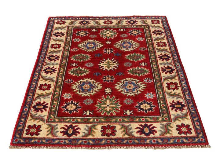 2' 10 x 4' 2 Hand Knotted Kazak Rug