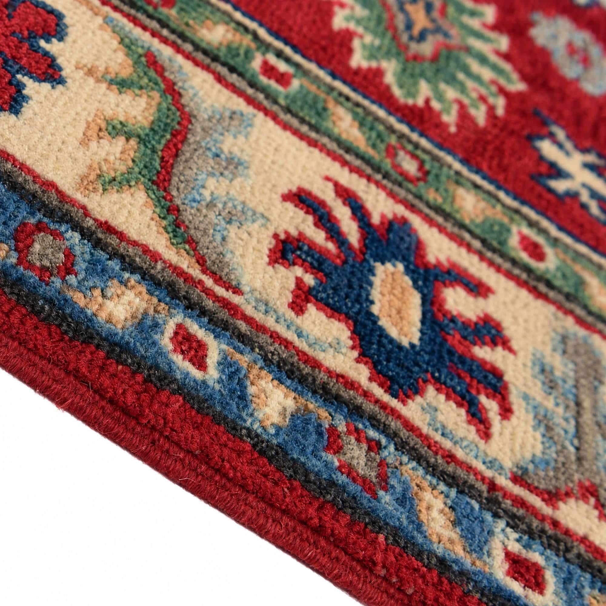 85cm x 125cm Hand Knotted Kazak Rug