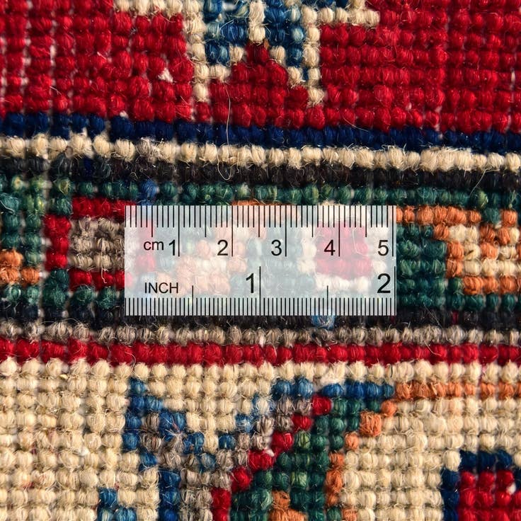Detail image of 2' 10 x 4' 2 Hand Knotted Kazak Rug
