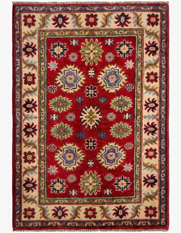 2' 10 x 4' 2 Hand Knotted Kazak Rug