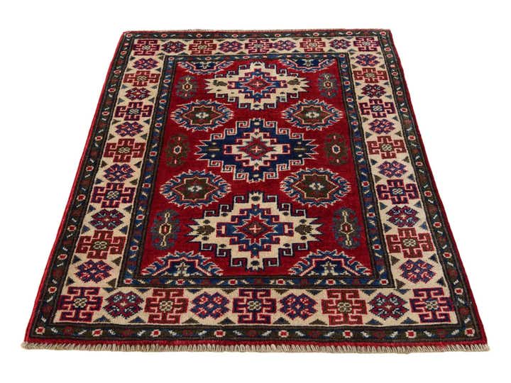2' 7 x 3' 10 Hand Knotted Kazak Rug