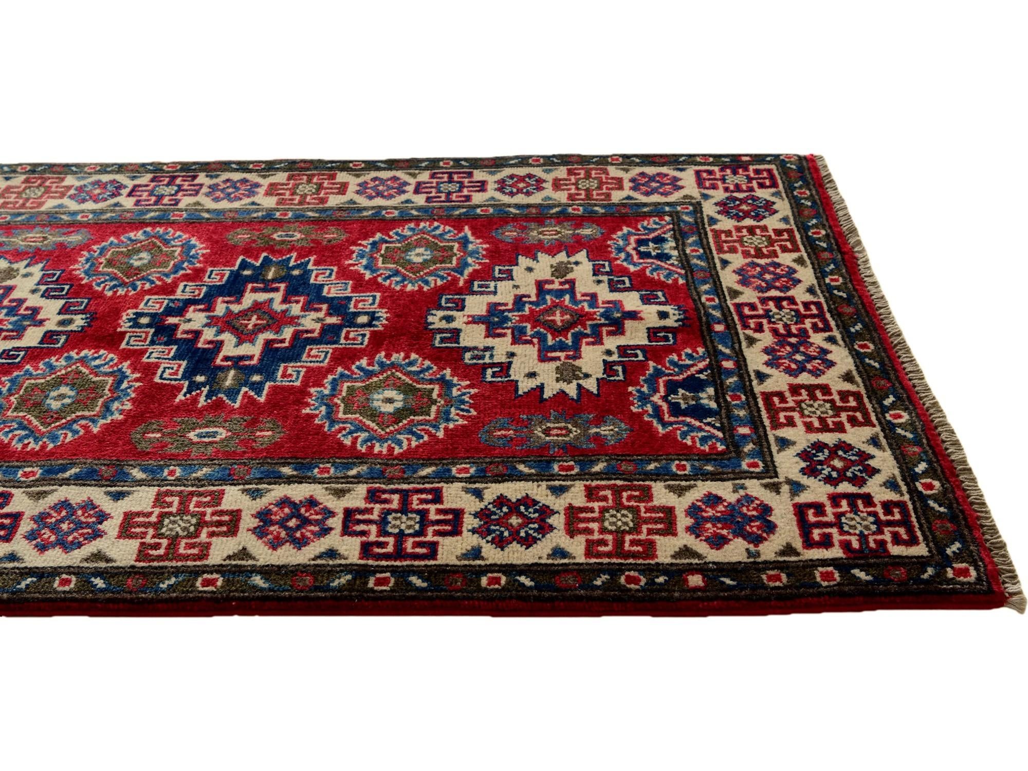 2' 7 x 3' 10 Hand Knotted Kazak Rug