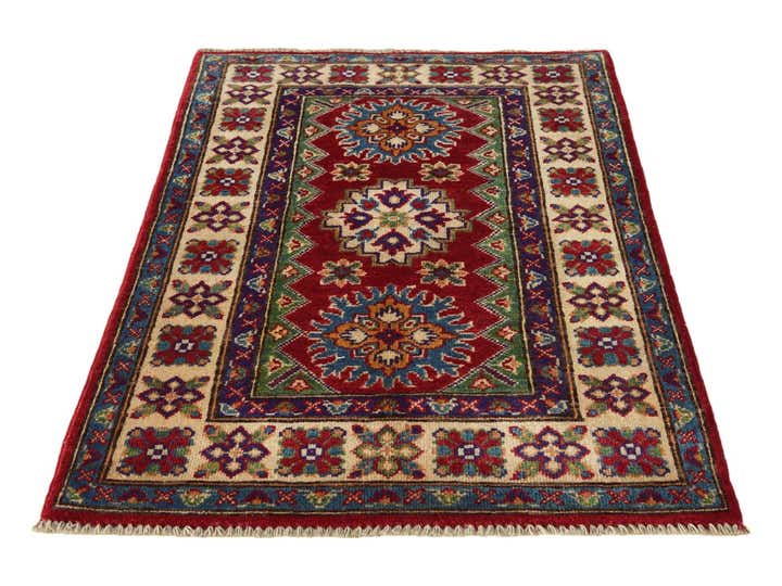 2' 7 x 4' 2 Hand Knotted Kazak Rug