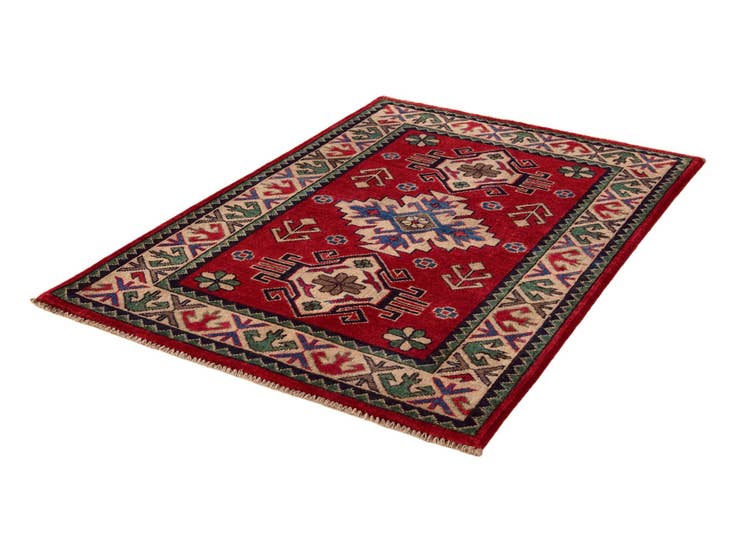 Detail image of 2' 9 x 4' 1 Hand Knotted Kazak Rug