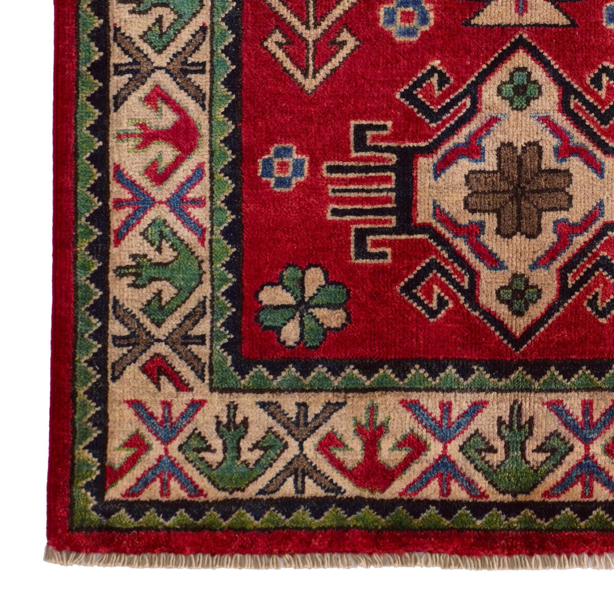 2' 9 x 4' 1 Hand Knotted Kazak Rug