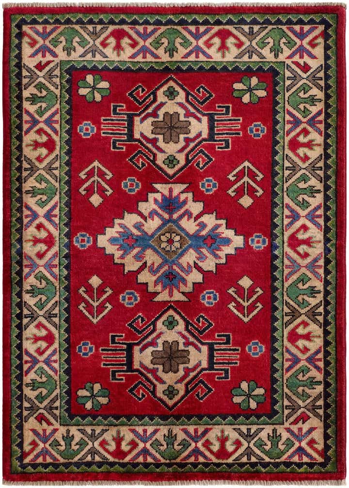 2' 9 x 4' 1 Hand Knotted Kazak Rug