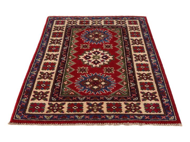 2' 9 x 4' 2 Hand Knotted Kazak Rug