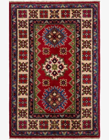 2' 9 x 4' 2 Hand Knotted Kazak Rug