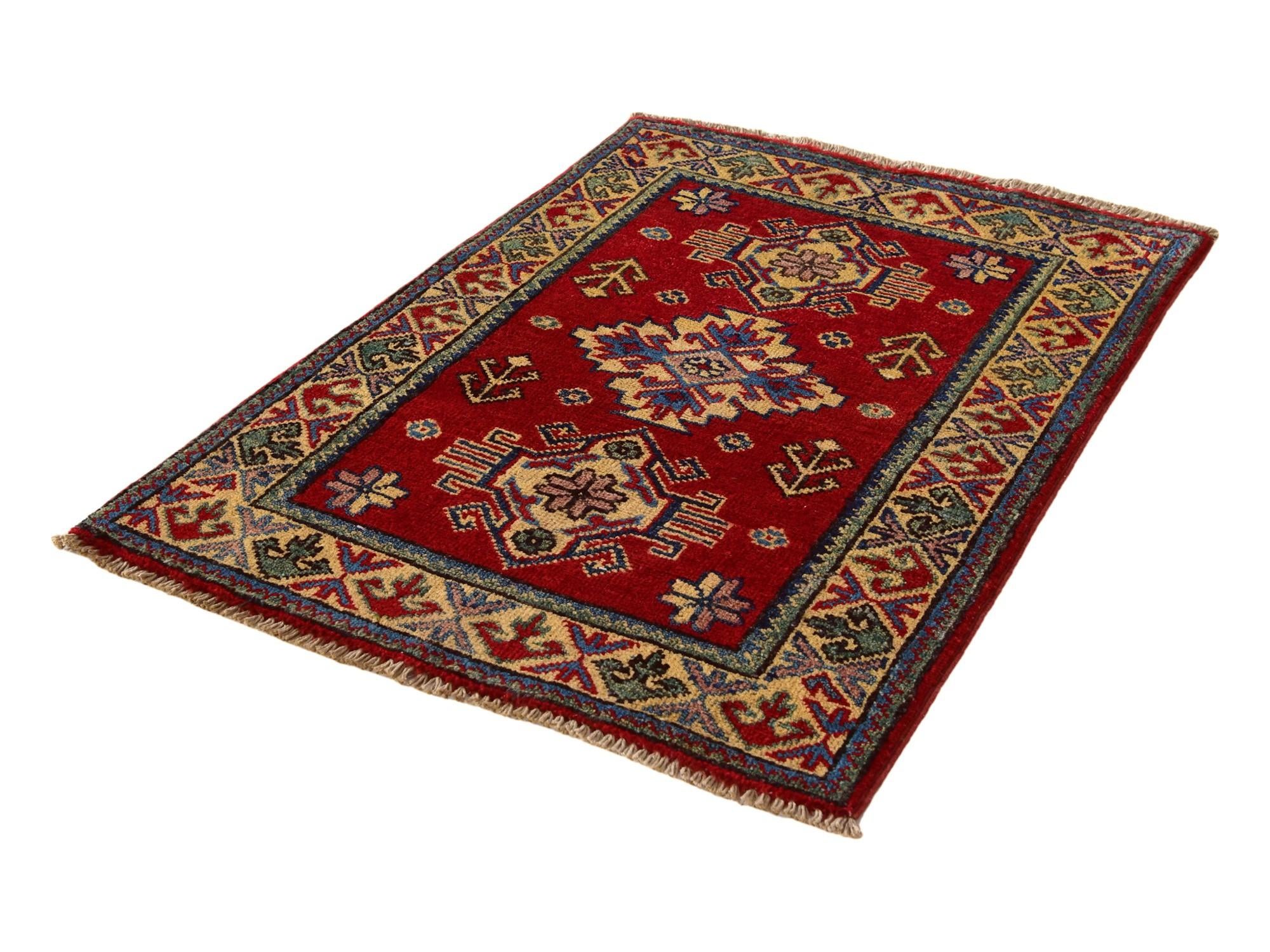 2' 2 x 3' Hand Knotted Kazak Rug