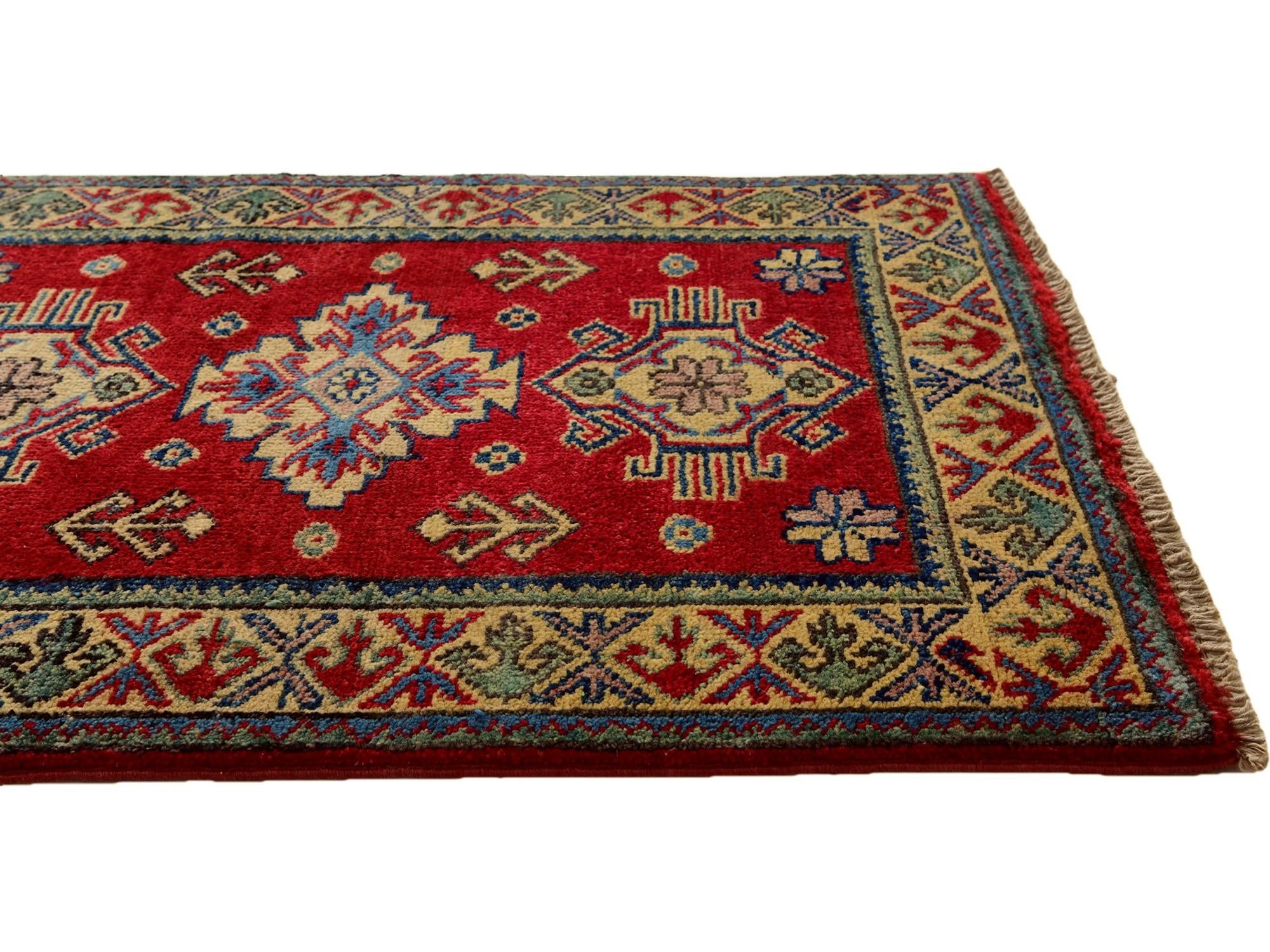 2' 2 x 3' Hand Knotted Kazak Rug