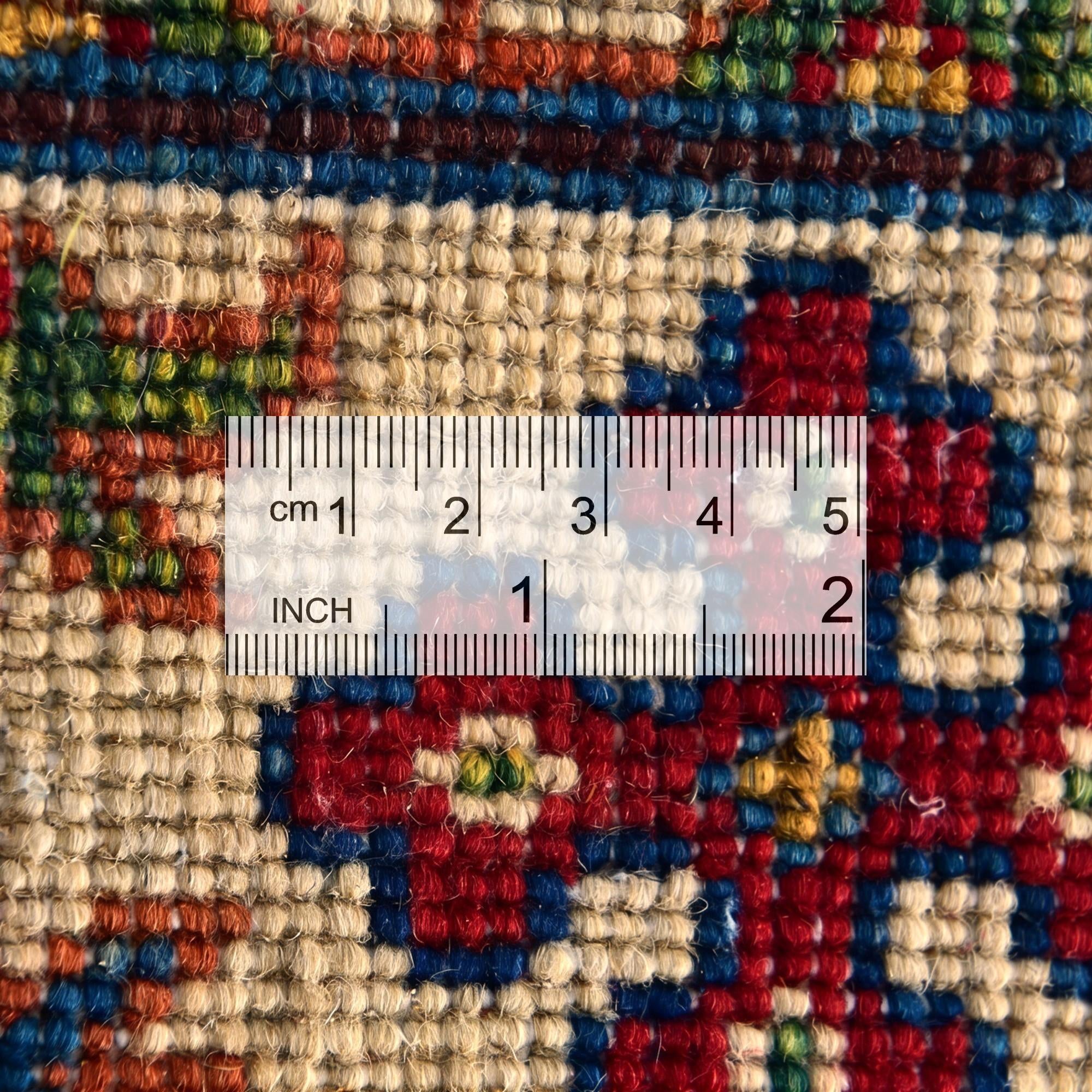 2' x 3' 1 Hand Knotted Kazak Rug