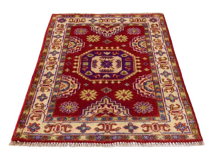2' x 2' 11 Hand Knotted Kazak Rug