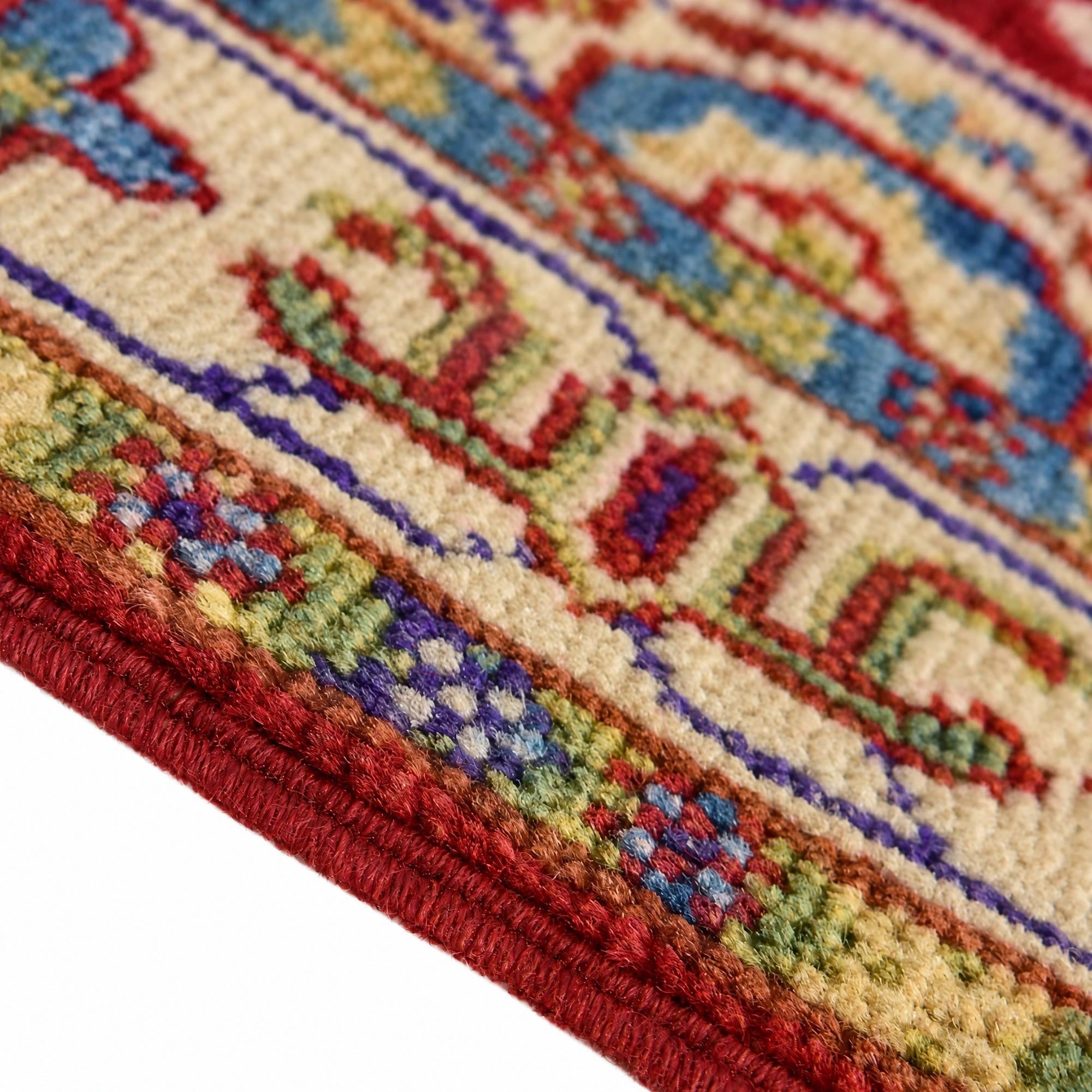 60cm x 90cm Hand Knotted Kazak Rug