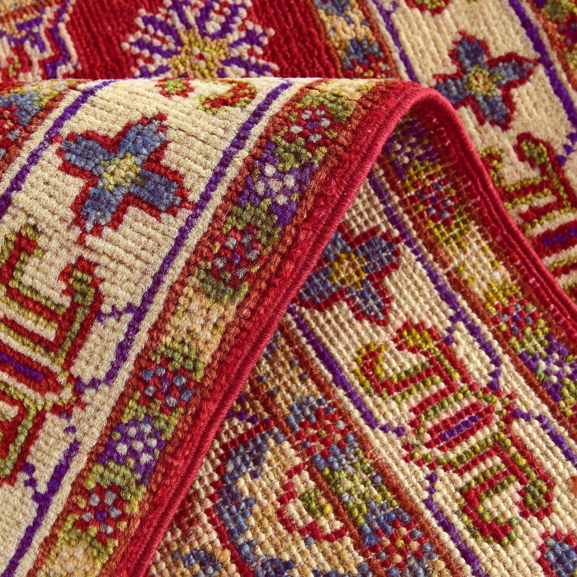 2' x 2' 11 Hand Knotted Kazak Rug