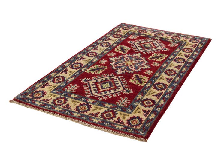 Detail image of 2' 1 x 3' 5 Hand Knotted Kazak Rug