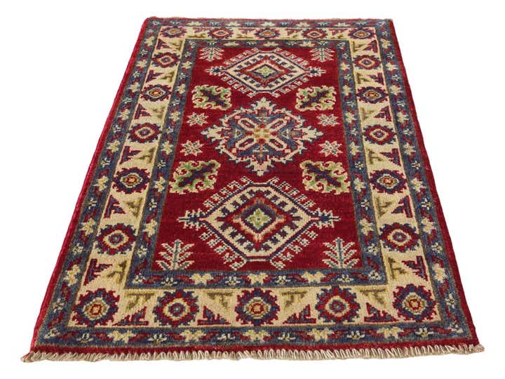 2' 1 x 3' 5 Hand Knotted Kazak Rug