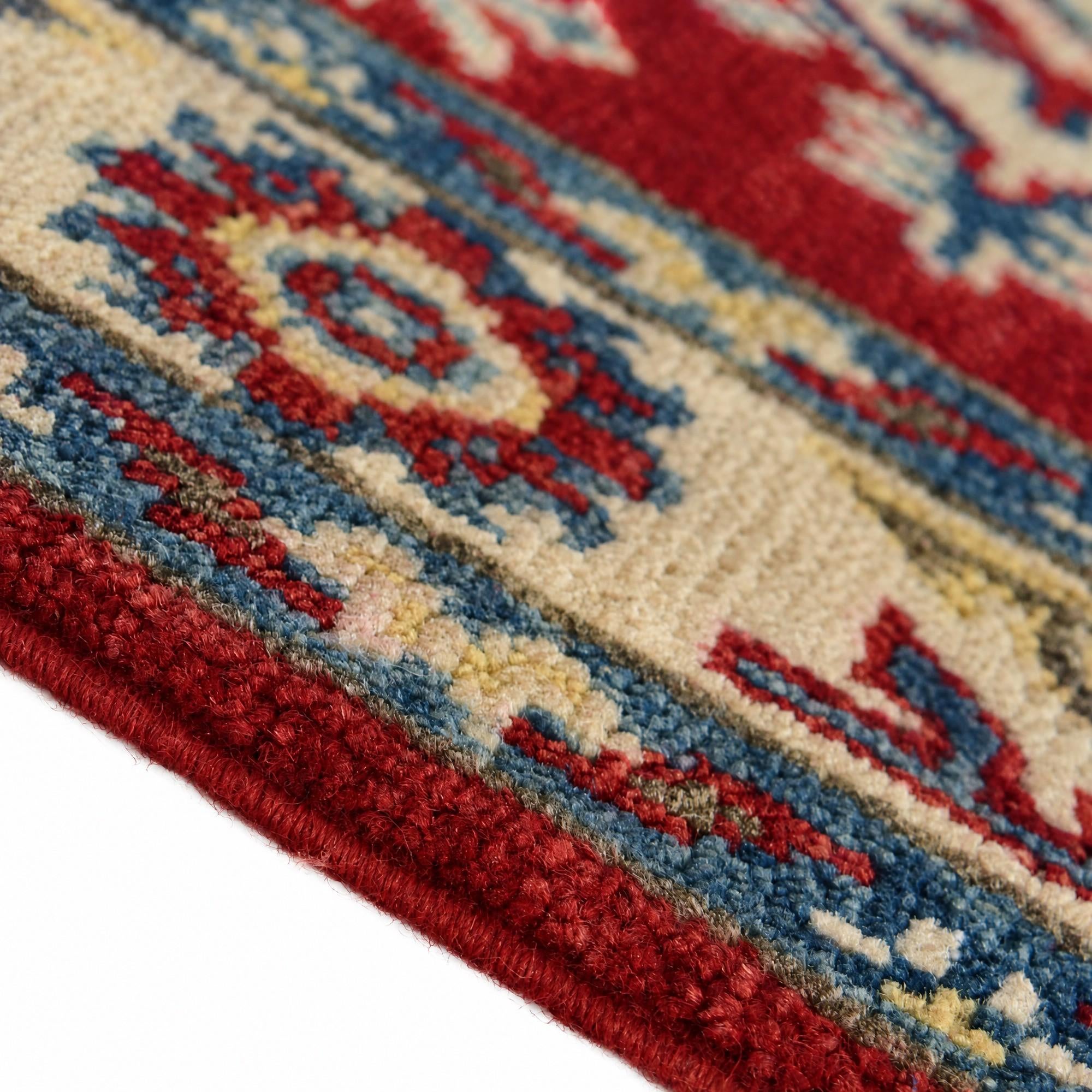 65cm x 105cm Hand Knotted Kazak Rug