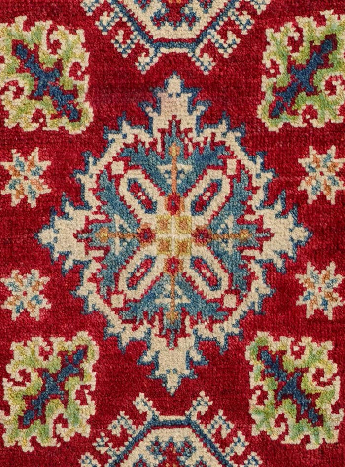 Detail image of 2' 1 x 3' 5 Hand Knotted Kazak Rug