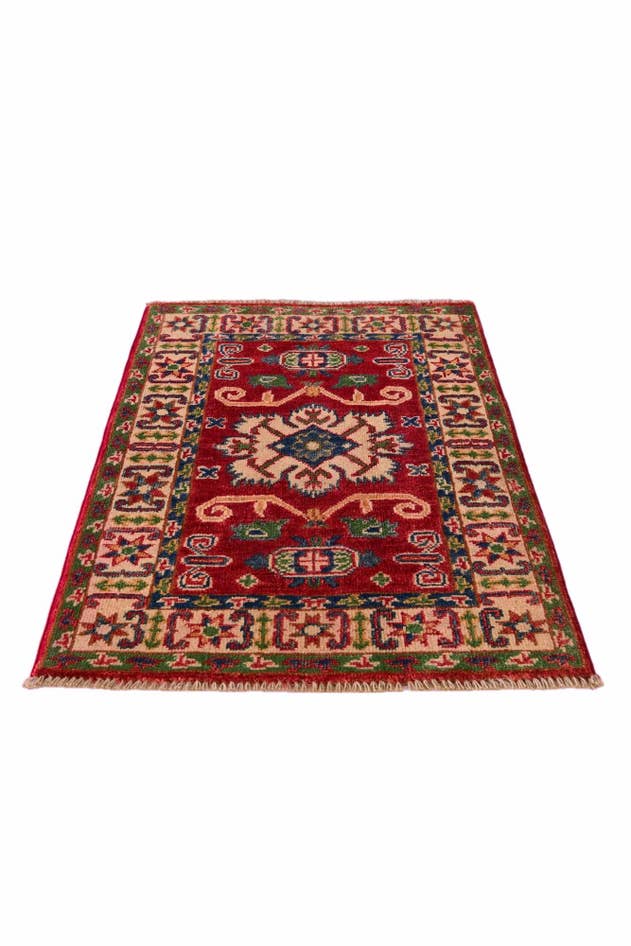 Detail image of 2' x 2' 11 Hand Knotted Kazak Rug