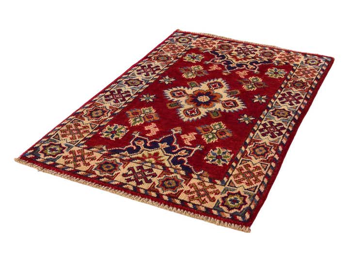 2' x 3' 1 Hand Knotted Kazak Rug