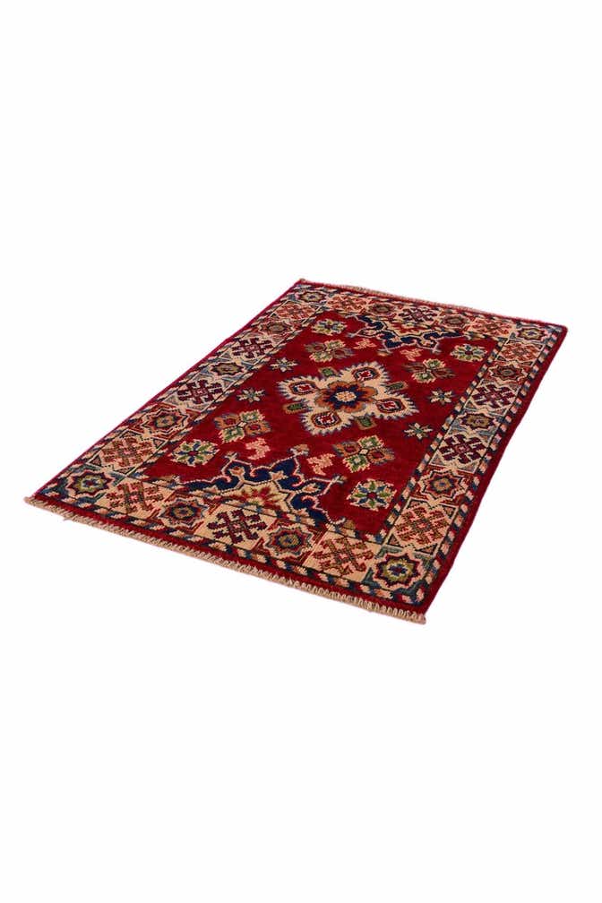 2' x 3' 1 Hand Knotted Kazak Rug