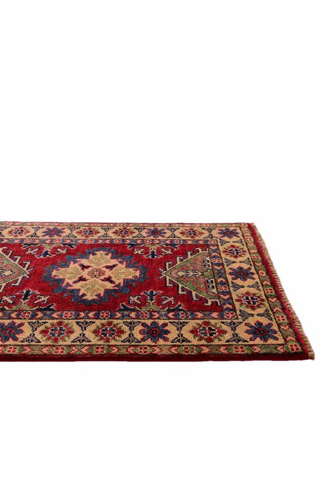 1' 11 x 3' Hand Knotted Kazak Rug